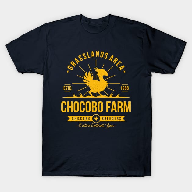 Chocobo Farm T-Shirt by Alundrart